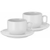 WMF | WMF - SADA 2x Šálka na cappuccino s podšálkou BARISTA 160 ml biela | GS0555