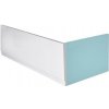 Čelný panel Polysan Plain 120, pravý, 1200x590 mm, biely 72732