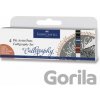 Faber-Castell 167504 Pitt Artist Pen Calligraphy 4 ks tmavé farby
