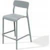 Vysoká barová stolička RIMO 520x545x1075 - farba: sivá - vrstva - šedá Prosperplast
