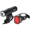 Sada svetiel na bicykel Prox Kappa SET 800Lm + ARA I 50Lm, USB-C