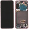 Samsung Galaxy S21 5G (SM-G991B) LCD displej + dotyková plocha + rám Phantom Pink - originál GH82-24544D, GH82-24545D