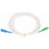 OEM SC/APC - SC/APC simplex 9/125 SM 0,5m arm.bílý 3mm B3 LSZH