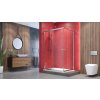 Aquatek MASTER R14 Chróm Sprchová zástena obdĺžniková 100x 80 cm