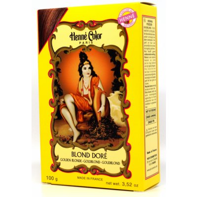 Henné Color Henna Powder Blond Doré blond zlatá 100 g