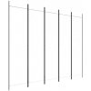 5-dielna paravánová stena VidaXL biela 250x200 cm