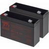 Batéria pre záložné zdroje Sada batérií T6 Power pre APC Back-UPS 650M, VRLA, 6 V (T6APC0012_V86743)