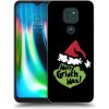 Picasee silikónový čierny obal pre Motorola Moto G9 Play - Grinch 2