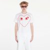 Comme des Garçons PLAY Heart Logo Short Sleeve Tee UNISEX White XXL