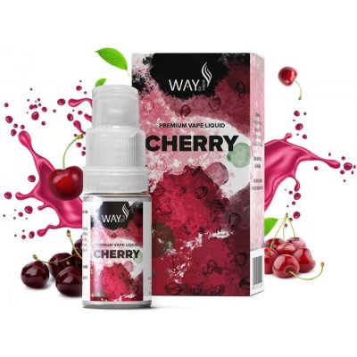 WAY to Vape Cherry 10ml Síla nikotinu: 6mg