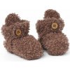 Merino capačky pre deti bouclé Smallstuff - rose brown Veľkosť: 92/98