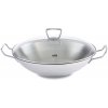 Fissler Wok nerez s poklicí 35 cm