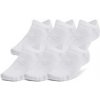 Under Armour Essential No Show 6pk | 0196885583667 | Biela | M