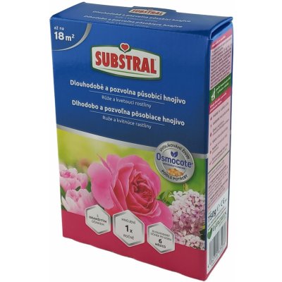 Substral Osmocote dlhodobé hnojivo pre ruže a kvitnúce rastliny 750 g