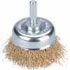 EXTOL CRAFT Kartáč hrnčekový so stopkou vlnitý drôt 0,3mm 50mm stopka pr. 6mm 17056