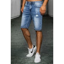 Dstreet Men's denim blue shorts SX1518 modrá šedá