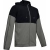 Pánska mikina Under Armour Athlete Recovery Woven Warm Up Top green S
