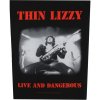 nášivka veľká THIN LIZZY - LIVE AND DANGEROUS - RAZAMATAZ - BP1225