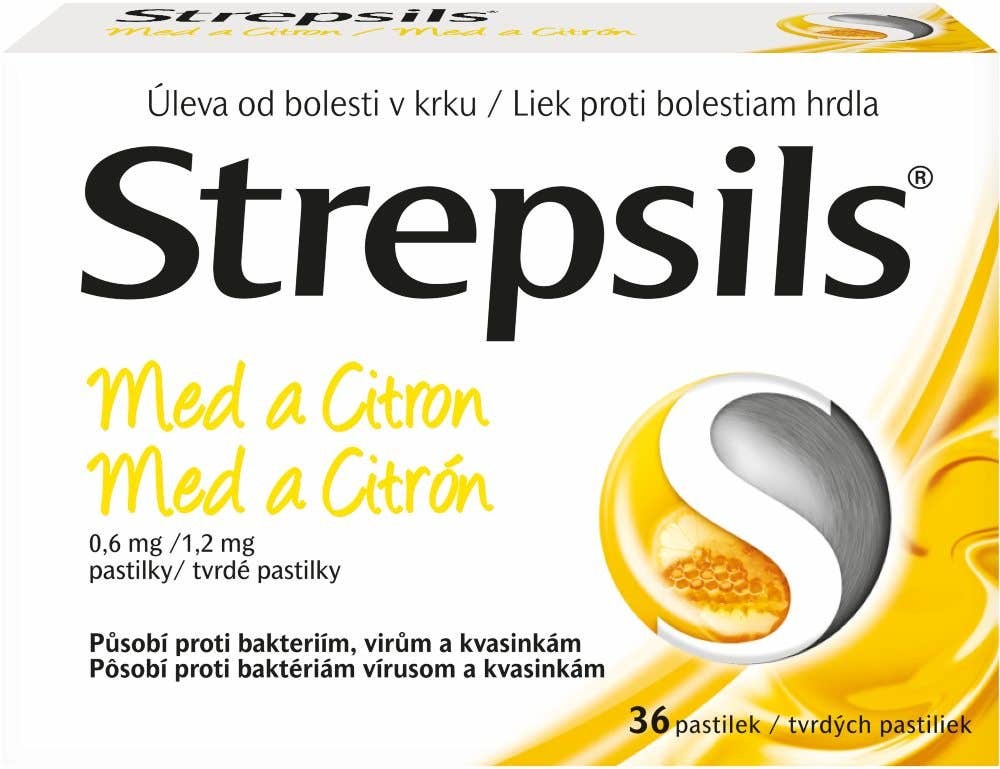 Strepsils Med a Citrón pas.ord.36