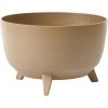 Nohel Garden Žardinka ROMA ECO WOOD 4v1 plastová + 3 ks nožičiek 24x15cm šedá