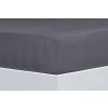 Prestieradlo na posteľ z organickej bavlny Jersey Graphite 90-100x200 cm - Florella