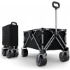 KINDERKRAFT Vozík prepravný skladací Wagon Rollster Black KSROLL00BLK0000