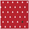 Susycard Vianočné servítky Červené stromy 20 ks 33x33cm