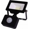 AVIDE Ultratenký LED reflektor s čidlem pohybu černý 10 W (ABLRFLCW-10W-PIR)