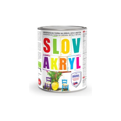 Slovakryl 0410 0,75kg svetlomodrý