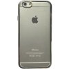 Púzdro AppleKing luxusné s trblietavémi kamienkami po obvode iPhone 6/6S – strieborné
