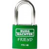Burg Wächter 39451 visiaci zámok 40.00 mm zámky s rôznymi kľúčmi zelená na kľúč; 39451
