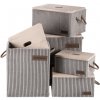 Set piatich košov na prádlo sivý DT3000 GREY (5 ks)