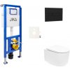 Závesný WC set do ľahkých stien / predstenová SAT SIKOJSREX72CRM