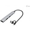 I-Tec USB-A/USB-C Metal HUB 1x USB-C 3.1 + 3x USB 2.0 CAHUBMETALMINI4