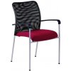 Rokovacia stolička TRITON Net vínová - 1 kus - 1 KS - 3 - 5 hodiny - áno - rokovacia stolička - 46 - sieťované - sieťovina / textília - 36 mesiacov - Office Pro - OfficePro Triton Net - 120 kg - čiern