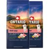 Ontario Adult Large Fish & Brown Rice 2 x 12 kg