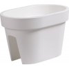 Prosperplast Kvetináč na zábradlie LOFLY RAILING 39,6 cm biely