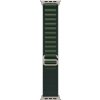 Apple Watch 49 mm tmavo zelený Alpský ťah Large vyhotovenie z prírodného titánu MXMW3ZM/A