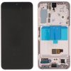 Samsung Galaxy S22 5G (SM-S901B) LCD displej + dotyková plocha + rám ružová - originál GH82-27520C, GH82-27521C