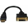 StarTech HDMI - DVI-D kabel 0,3 m černý (HDDVIMF8IN)