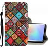 Peňaženkové kožené puzdro na Xiaomi Mi Note 10 Lite - Ethnic Style