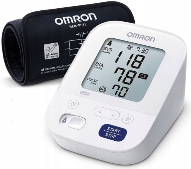 Omron M3 Comfort HEM-FL31 biely