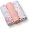 BabyOno Plienky mušelínové - Super soft 3ks - Princezná