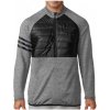 Pánska golfová bunda Adidas ClimaHeat Quilted Half Zip S Čierna/Šedá