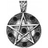 BRUNO Prívesok PENTAGRAM ČIERNY S2775