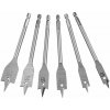 Extol Craft 1170 | Vrtáky do dreva ploché DIN 3126 10-25 mm, 6-hranná stopka 1/4″ sada 6 dielna, plastový obal