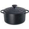Litinový hrnec kulatý Provence 22 cm černý - Küchenprofi