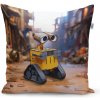 Sablio Vankúš Wall-E robot Mesto - 40x40 cm