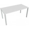 Hobis Pracovný stôl Uni, 160x75,5x80 cm, biela/sivá