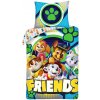 HALANTEX Posteľné obliečky Paw Patrol Friends bavlna 140x200 70x90